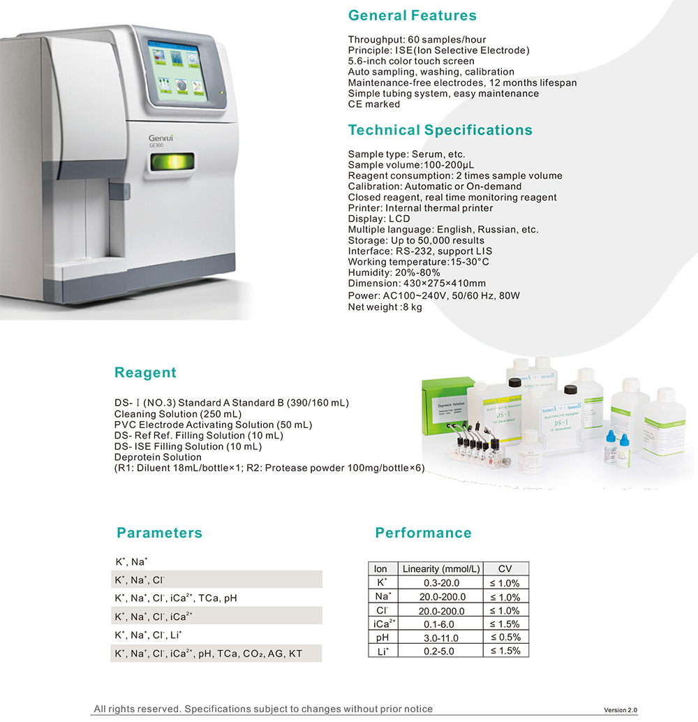PM300 Electrolyte Analyzer